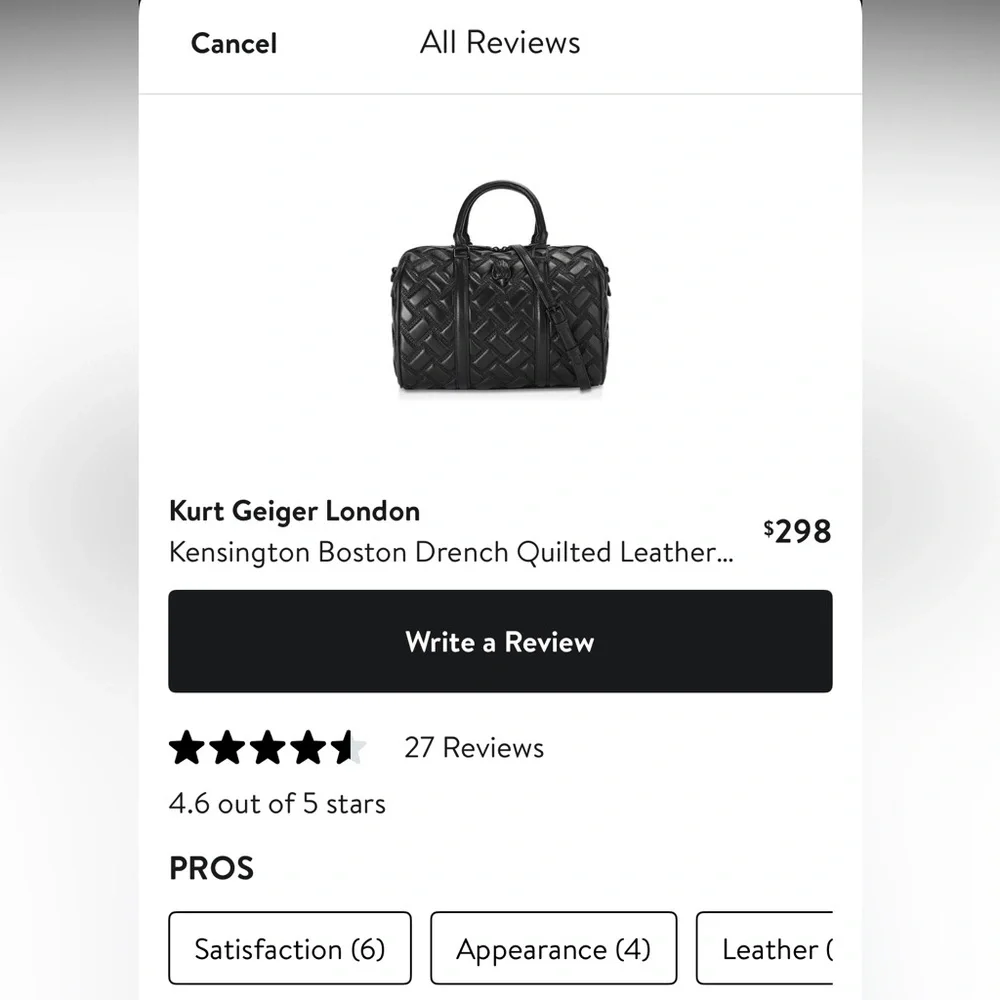 Kurt Geiger Black Crossbody Bag - Picture 7 of 13